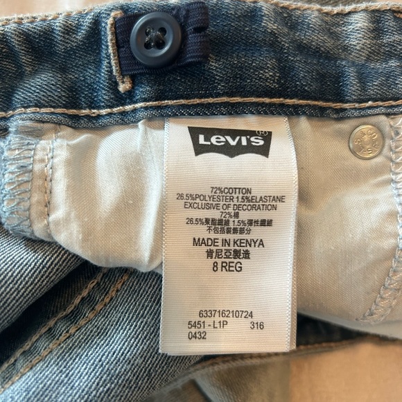 Levi’s Distressed Jeans - Size 8 (Adjustable) - Picture 8 of 8